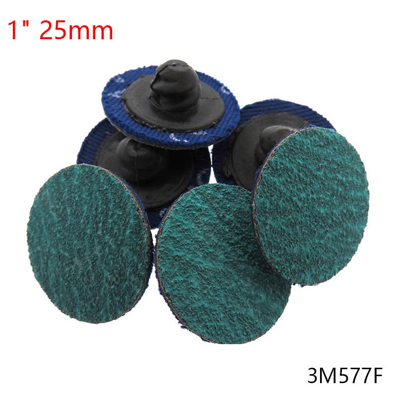 3M577F 1″ 25mm Sanding Discs R Type Roll Lock Abrasive Sanding Discs 80/120 Grit