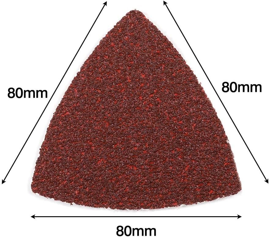 Versatile 100pcs Sandpaper Set for Oscillating Multi Tools – All Grits Included