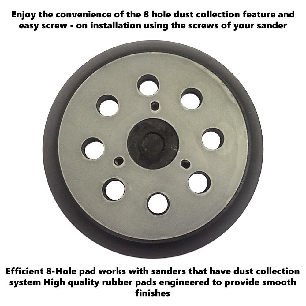 Random Orbit Sander Hook & Loop Pad 5″ Makita 743081-8 324-209 2/PACK – RSP27-K