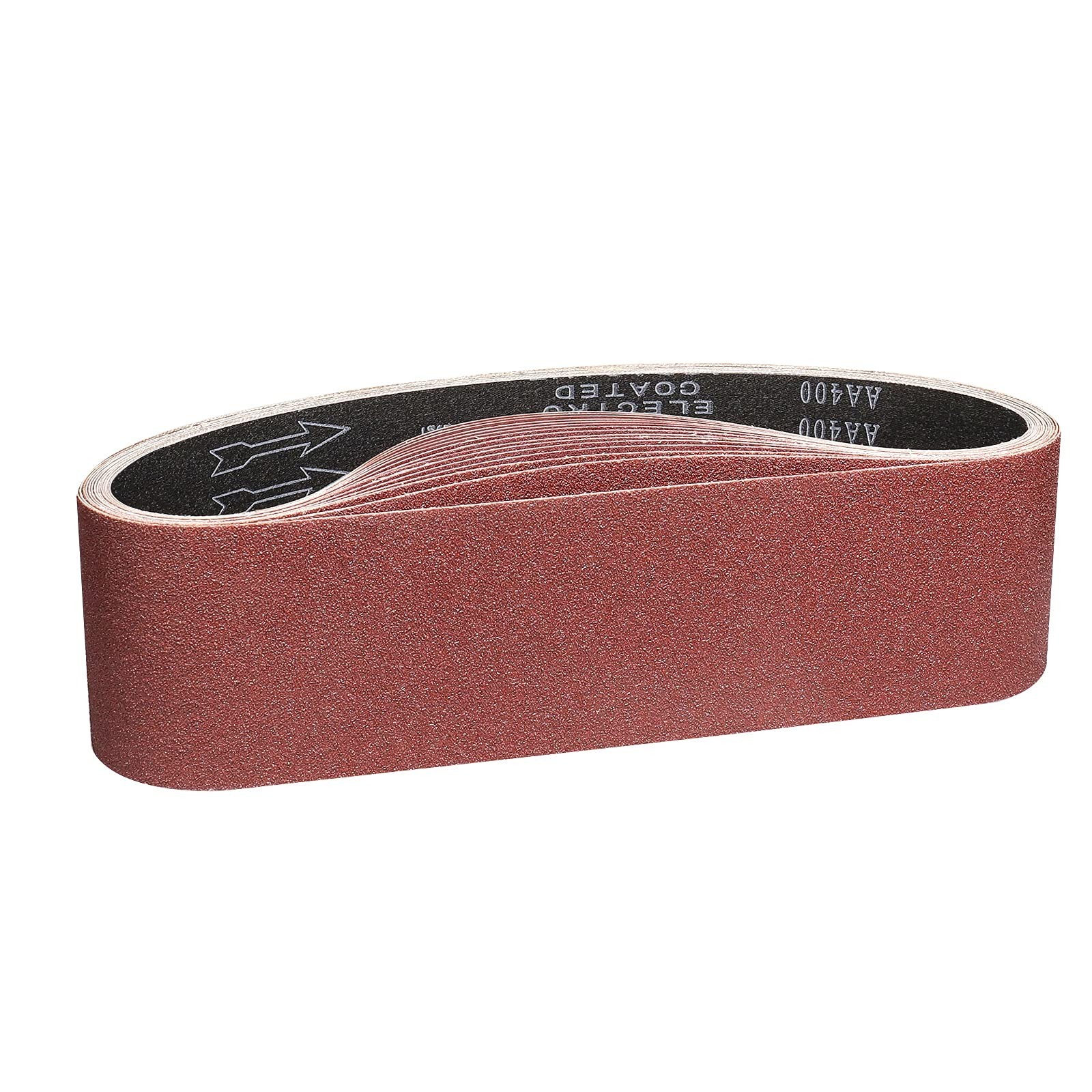 15 Pack 4×36 Inch Sanding Belts 80 120 150 240 400 Grit | Premium Aluminum Ox…