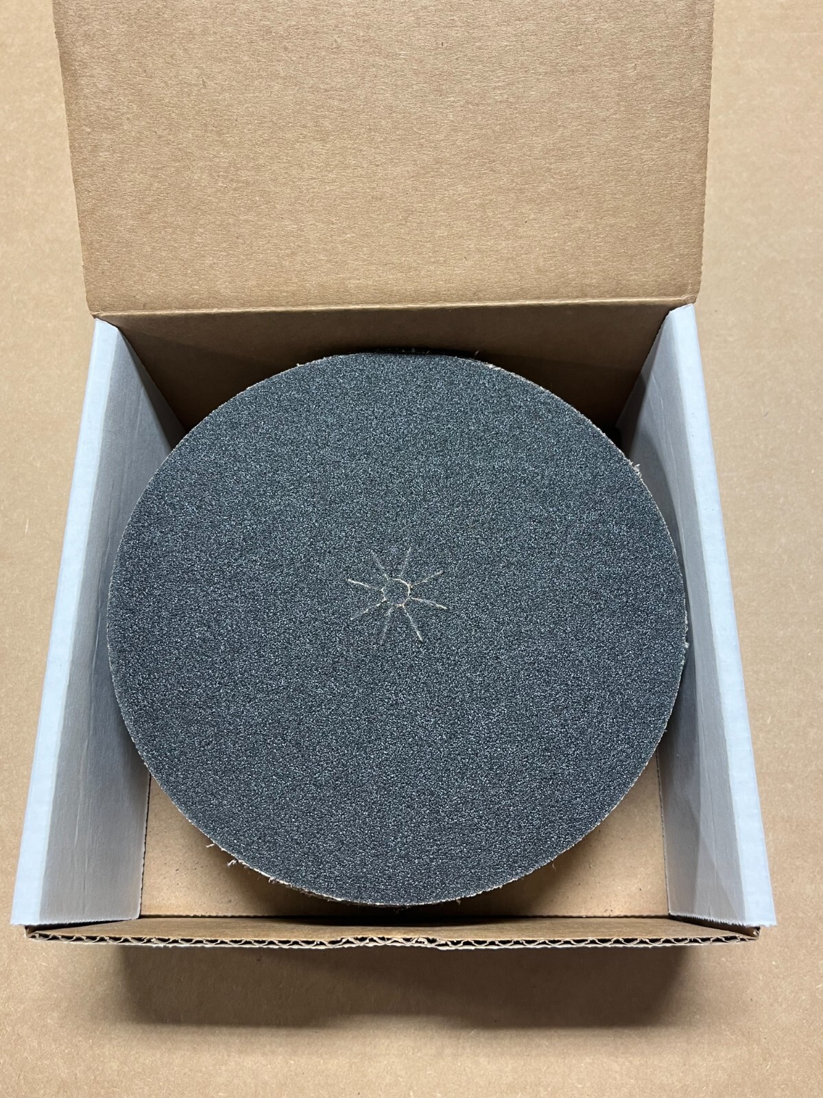 7″ X 5/16″ PREMIUM SILICON CARBIDE, CLOTH EDGER SANDING DISCS. 36-80 GRIT