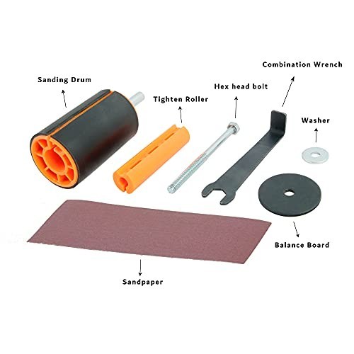 2″ x 3″ Sanding Drum Kit for Drill or Drill Press – Woodworking Tool Accessory