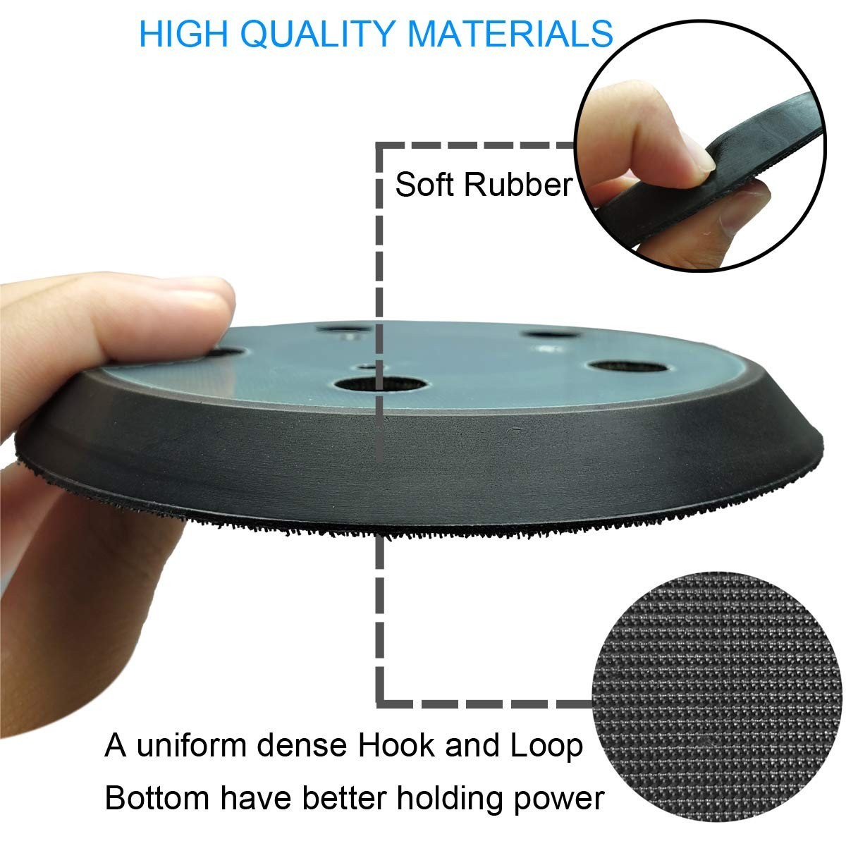 5″ Sander Pad for Porter-Cable 333 and 333VS Random Orbit Sanders – for No. 1…