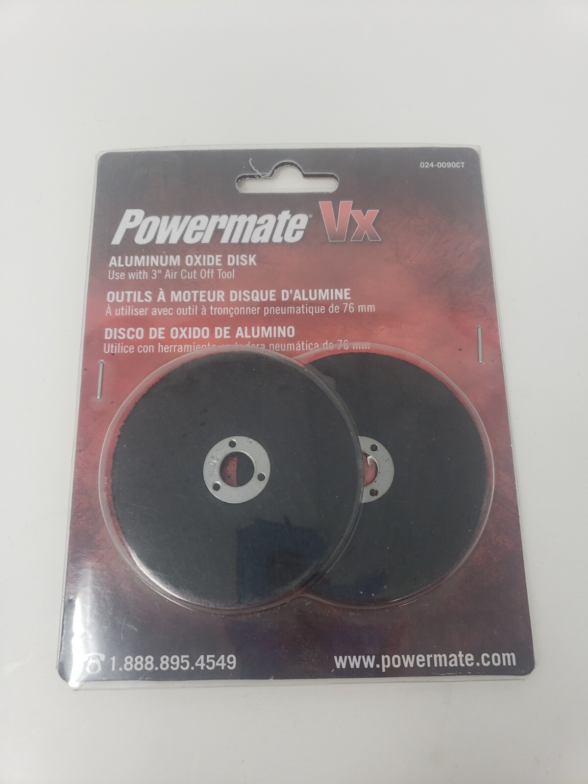 Powermate Vx Aluminum Oxide Disk 024-0090CT SEE DESCRIPTION