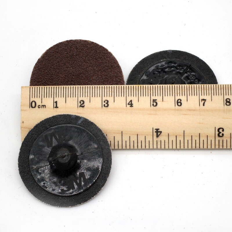 40mm 1.5″ Type R Sanding Disc Roll Lock Abrasive Grinding Pad Sandpaper 60/80#