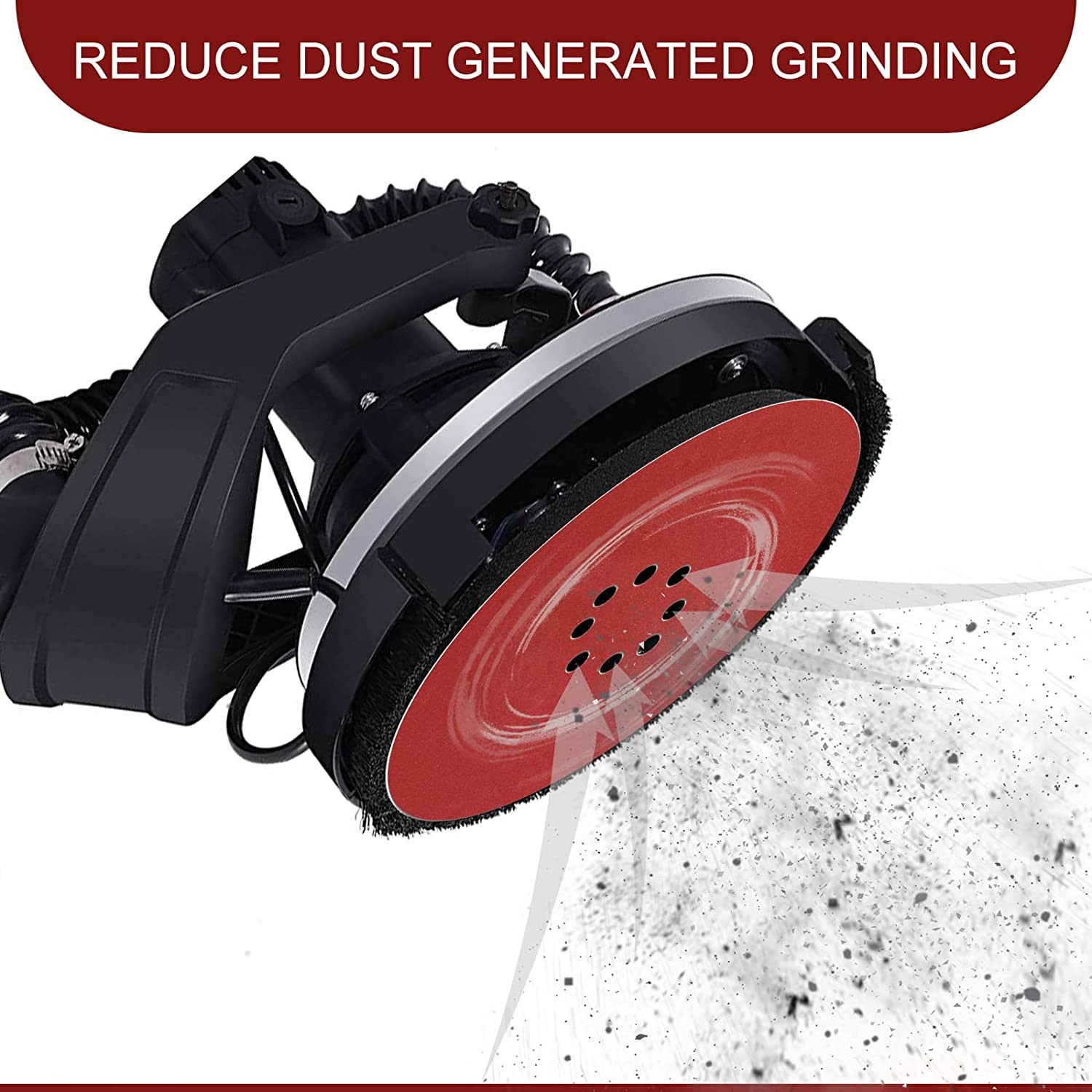 9 Inch Sanding Discs 40 Grit 8 Holes Hook and Loop Sandpaper for Drywall Sander