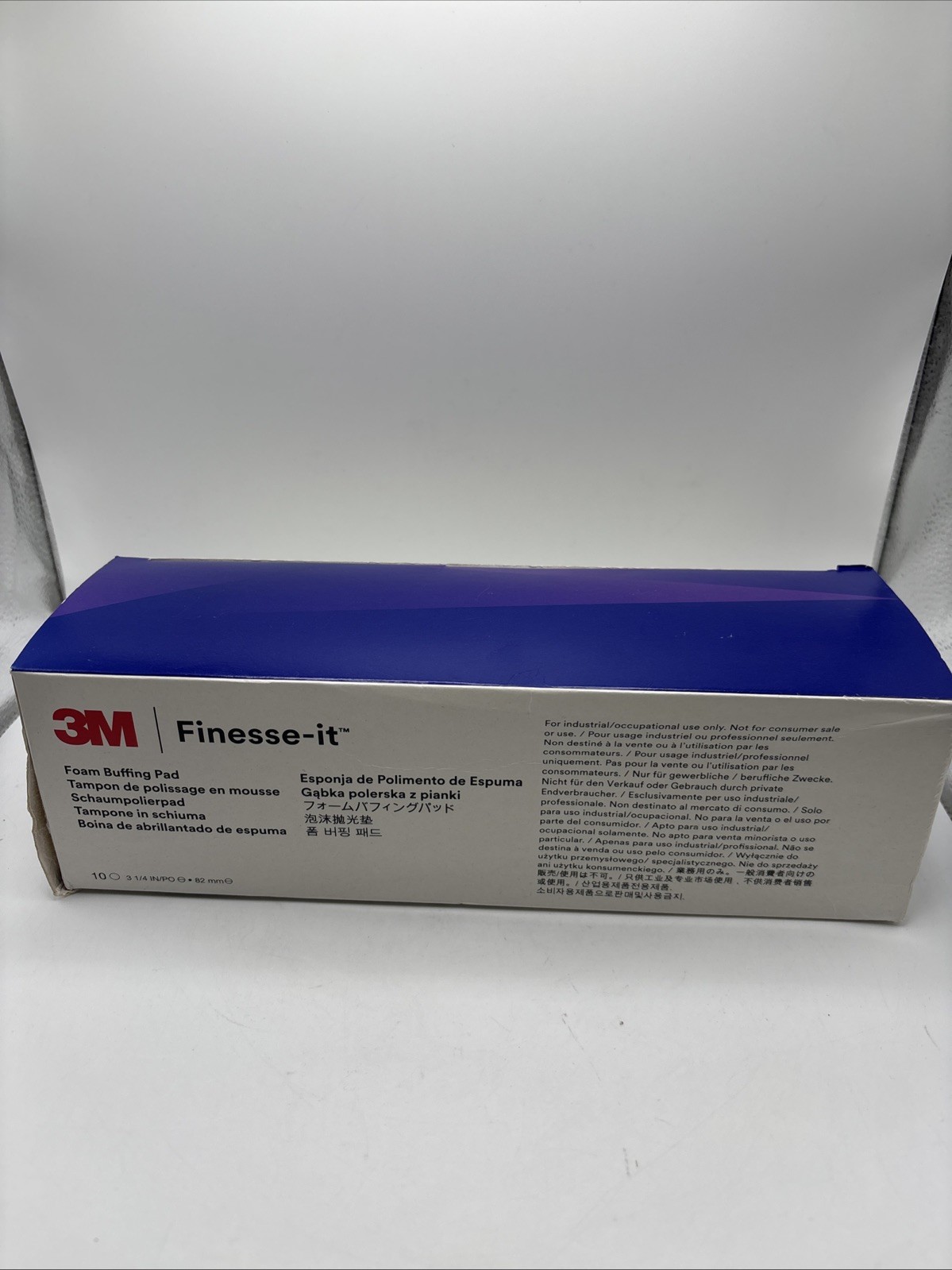3M Finesse-It 39577 Blue Foam Buffing Pad 82mm 3.25” Pack of 10 Finishing Polish