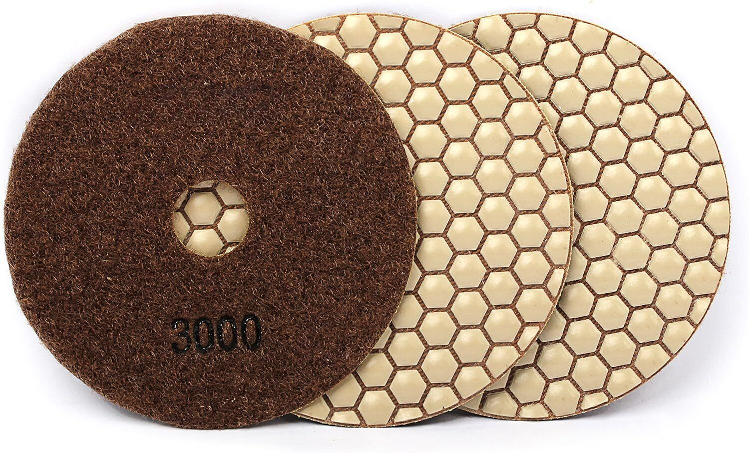 Dry Diamond Sanding Pads 4″ Premium Quality for Granite Marble Stone