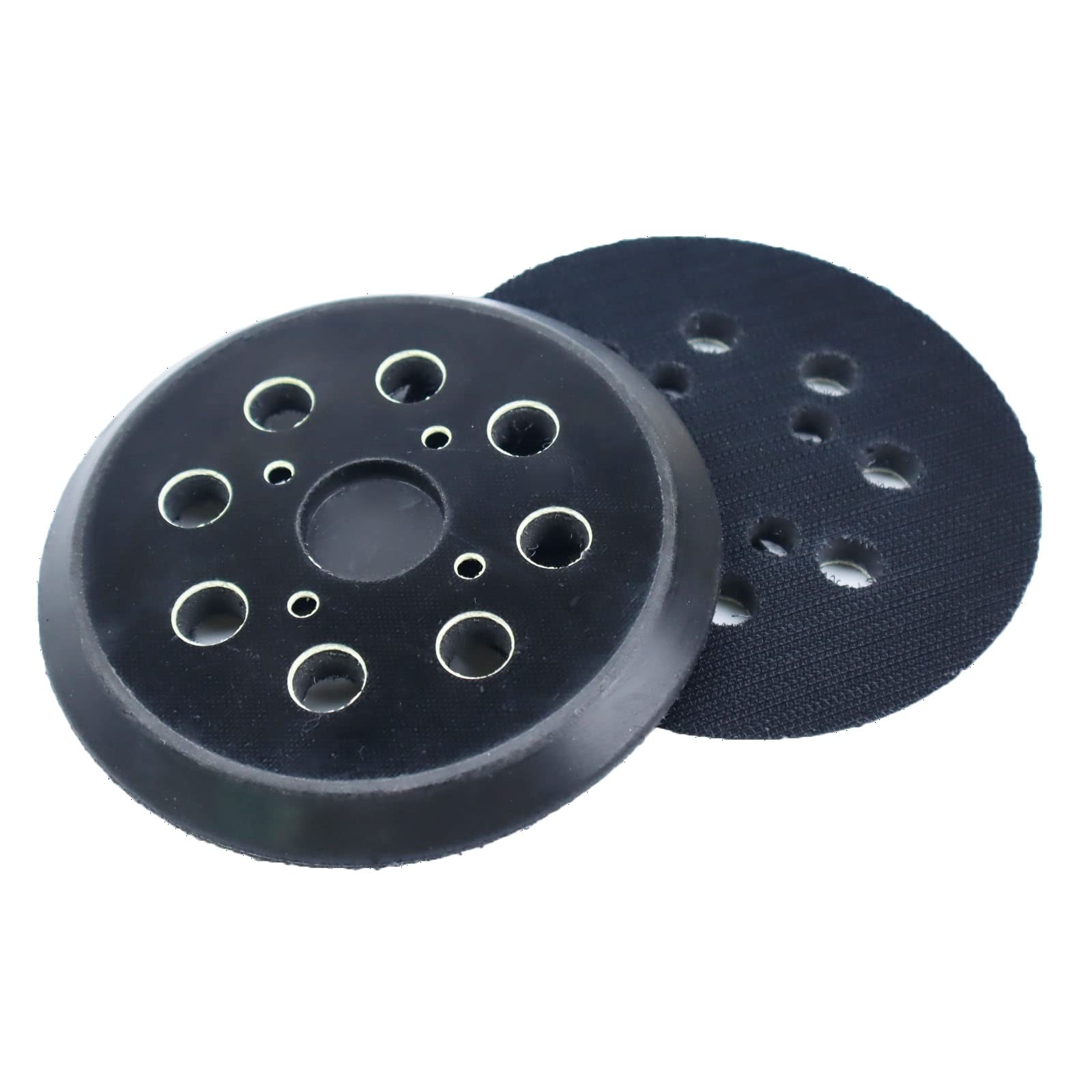 2 Pack 5″ 8 Hole Sander Pads – Hook & Loop Replacement for Random Orbital Sander