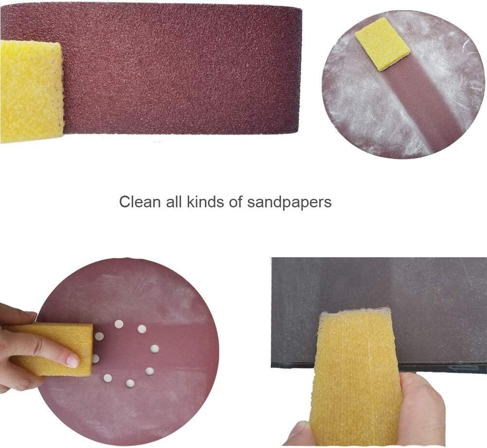 Abrasive Belt Cleaner 2 Pcs Cleaning Eraser Abrasive Sanding Belt Cleaner Block
