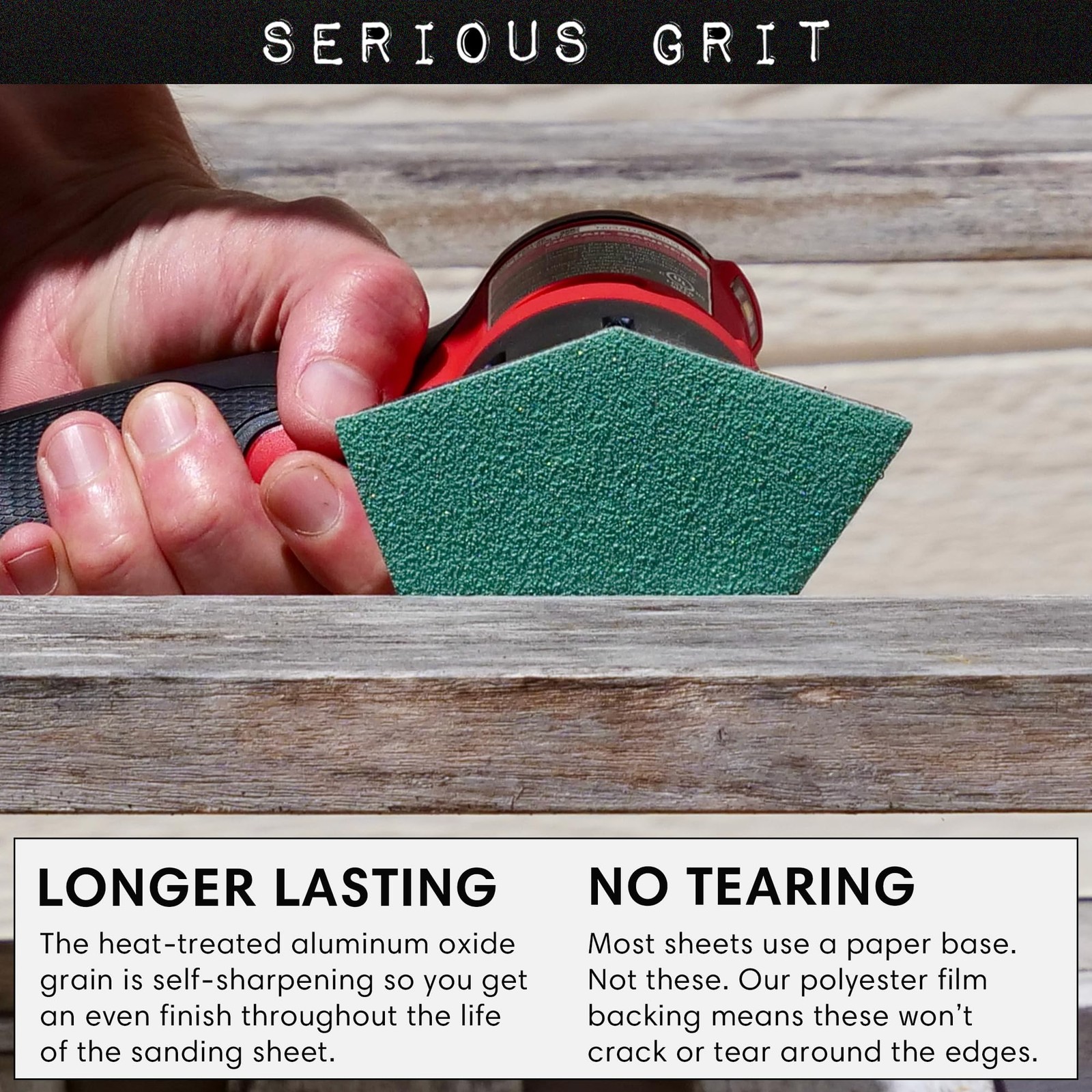 – 80 Grit 90mm x 65mm Triangle Sanding Sheets – Fits Milwaukee M12 Fuel™ Sand…