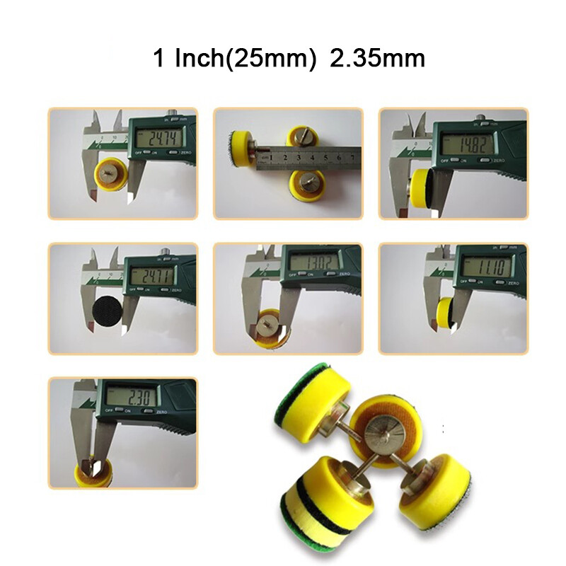 1” 25mm Hook & Loop Backing Backed Pad Plate for Sanding Polishing Sander Discs