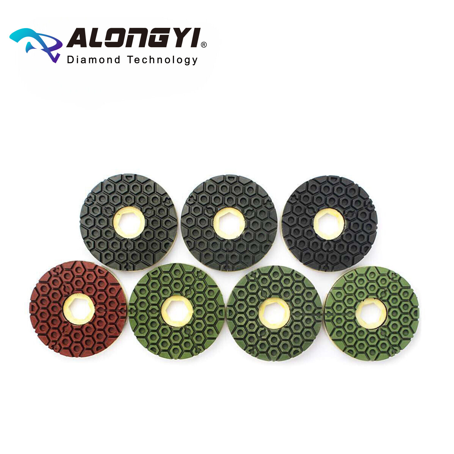 5″*5mm diamond edge grinding wheel back with snail clasp connection