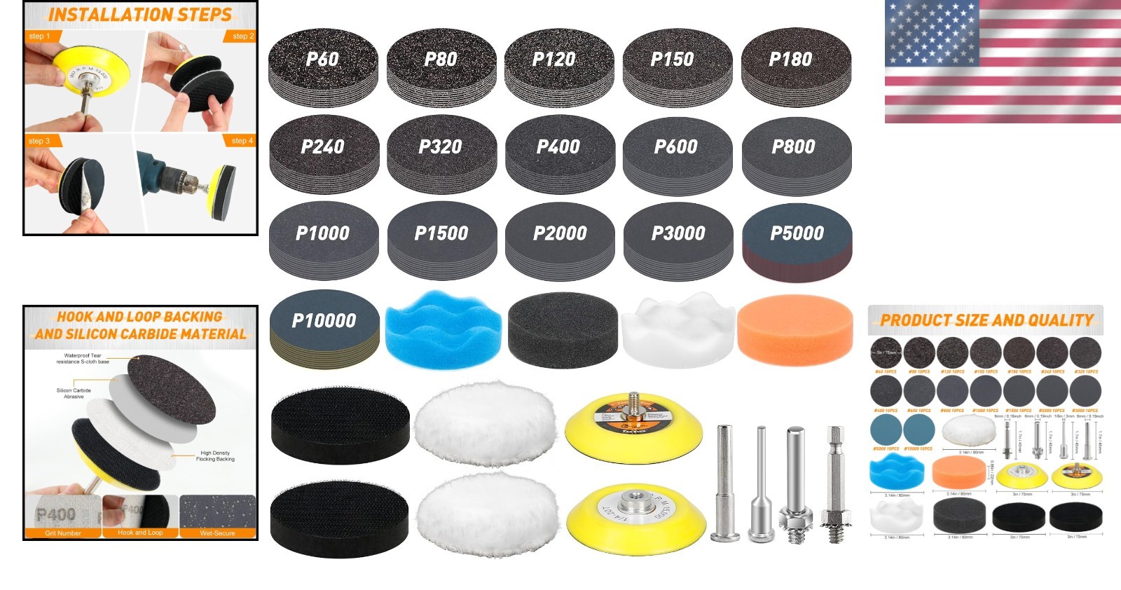 Complete Sanding Disc Set 3
