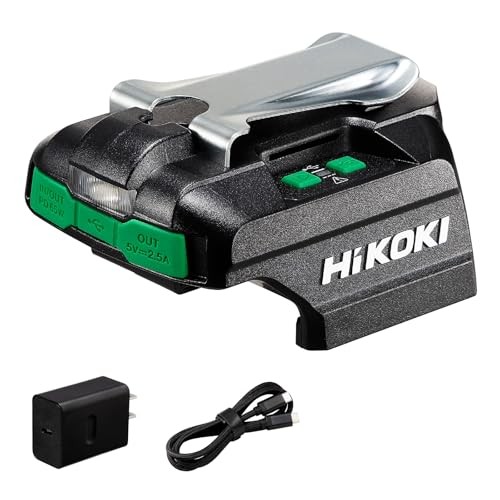 HiKOKI USB Charger 14.4V/18V MultiVolt Compatible UC18DA