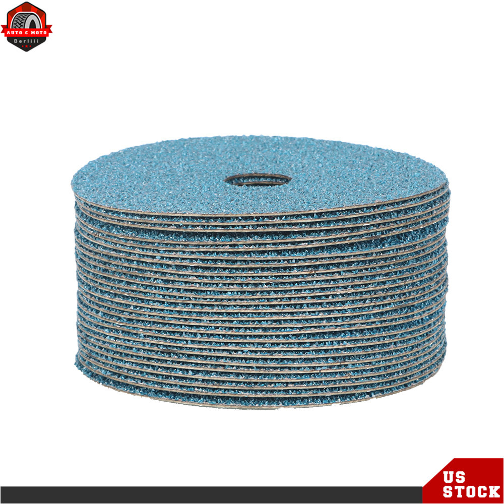 25Pack 24 Grit & 36 Grit Zirconia Resin Fiber Disc Grinding And Sanding Discs