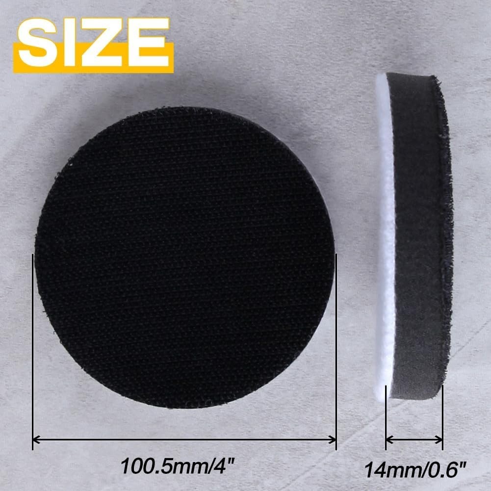 4 Inches Hook and Loop Soft Foam Buffering Pad 5 Packs Soft Density Interface…