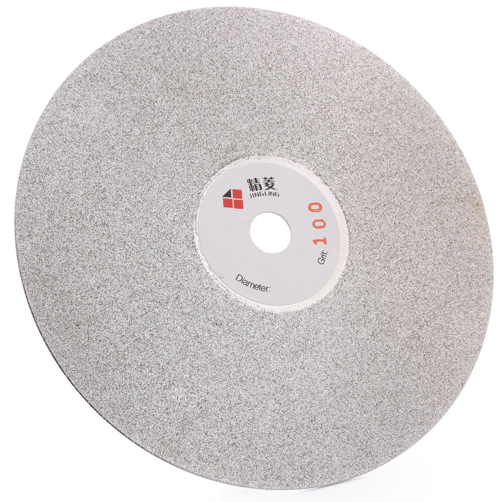 6″ Diamond Coated Flat Lap Wheel 100 Grit Grinding Disc for Grinding Stone Glass
