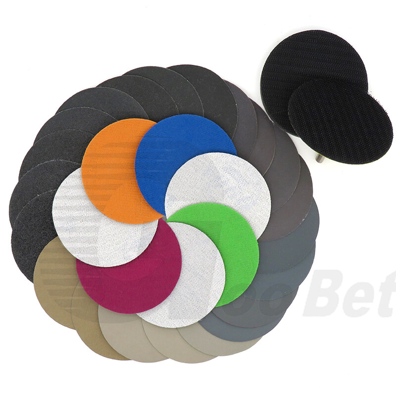 1″ 25mm – 7″ 180mm Dry Wet Sanding Disc Pads Hook & Loop Sandpaper Grit 60-10000