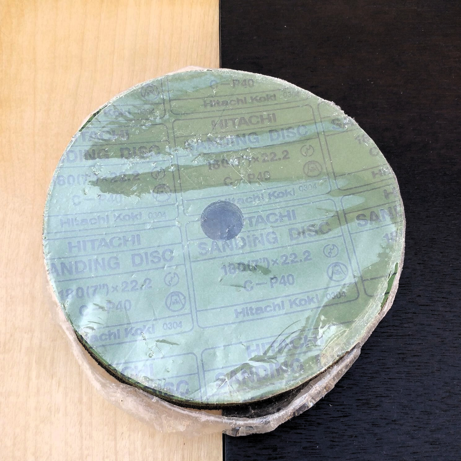 Hitachi Sander S18SA OEM Replacement Sanding Discs 7″ CP40 Grit 10-pack 314089