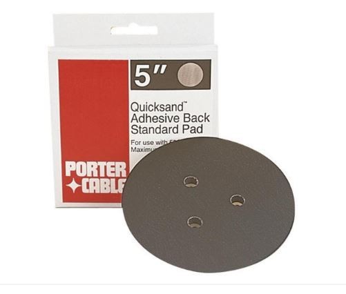 Porter Cable 5 in. Sanding Pad Adhesive Back Replacement for Model 332 13900 New