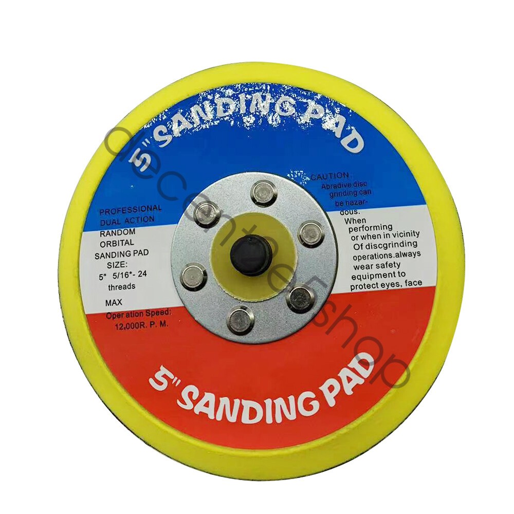 5″ HOOK and LOOP FACE SANDING PAD For DA SANDER PALM D/A NEW High quality