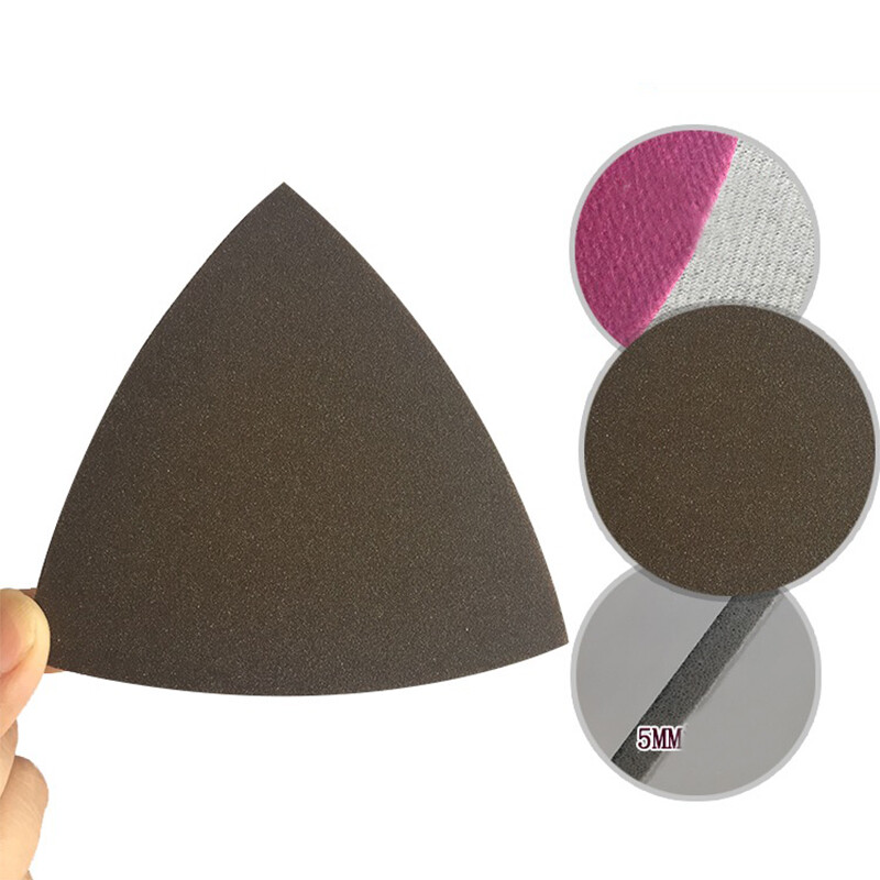 90mm Wet Dry Sponge Mouse Sanding Sheets Discs 300~2000 Grit Hook Loop Sandpaper
