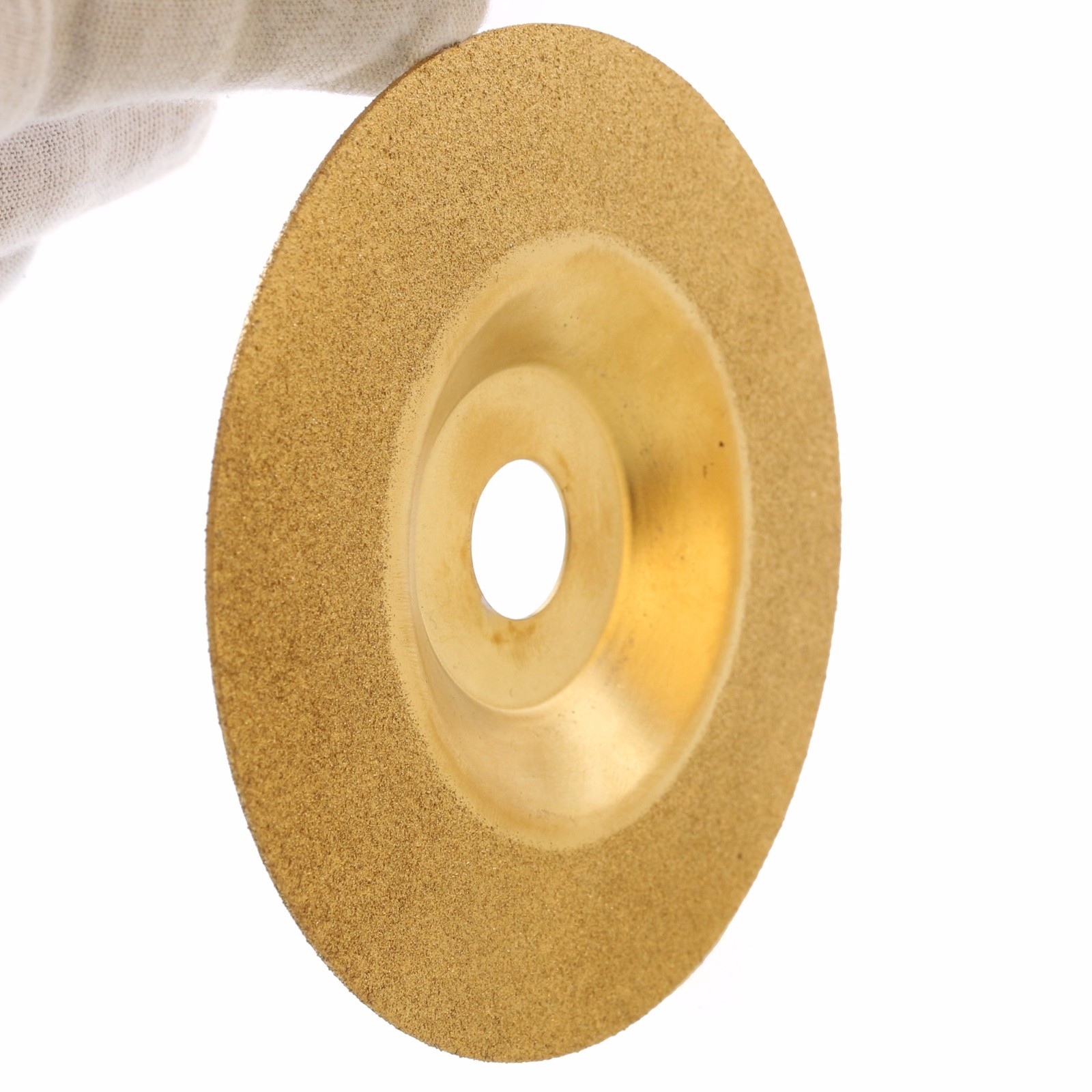 4″ inch 100mm Diamond Grinding Disk Grit 150 Convex Wheels Disc Coated TITANIUM