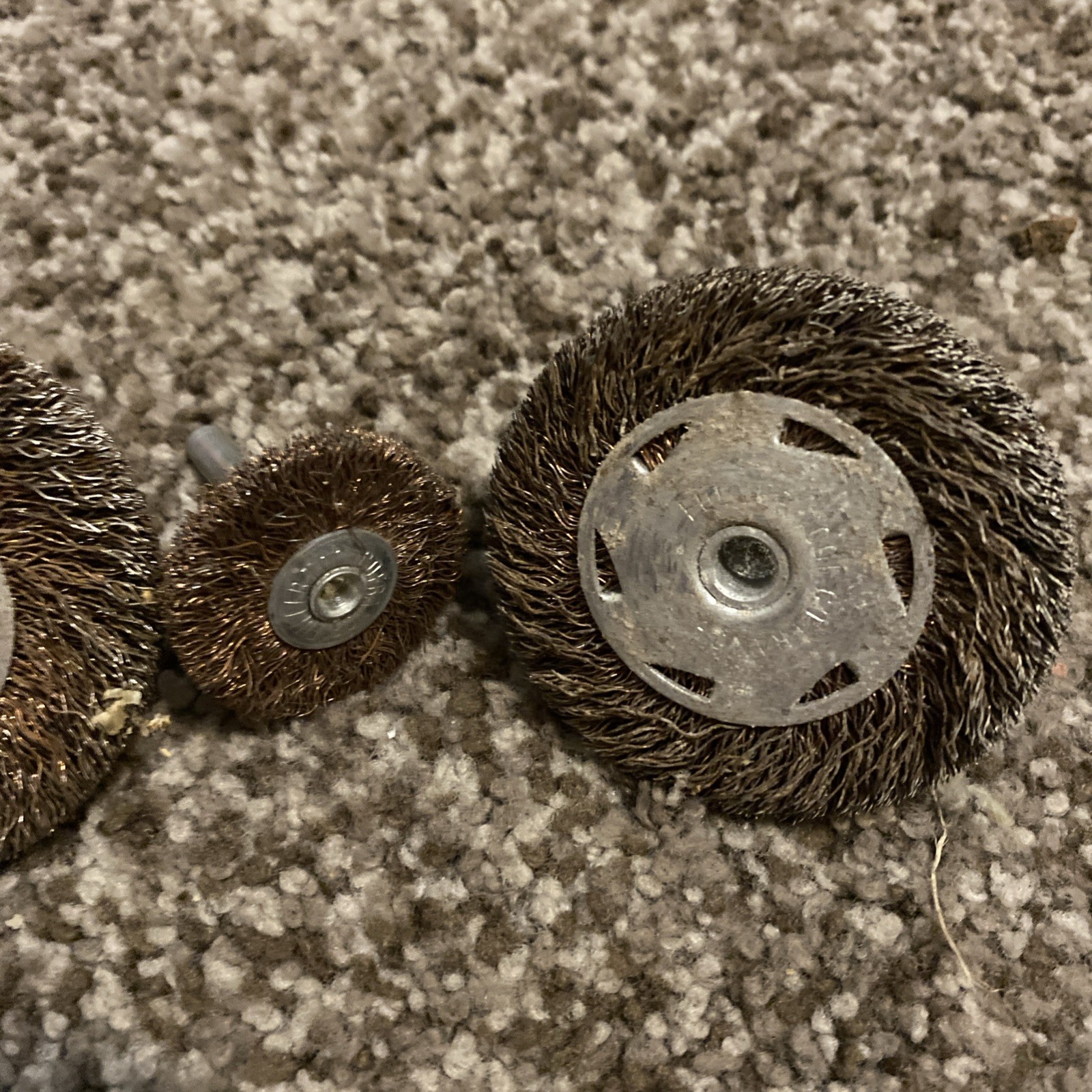 VTG FULLER TOOL CO – Lot of 7 Wire Wheel Brush Bits Cup – Varied Sizes -RARE