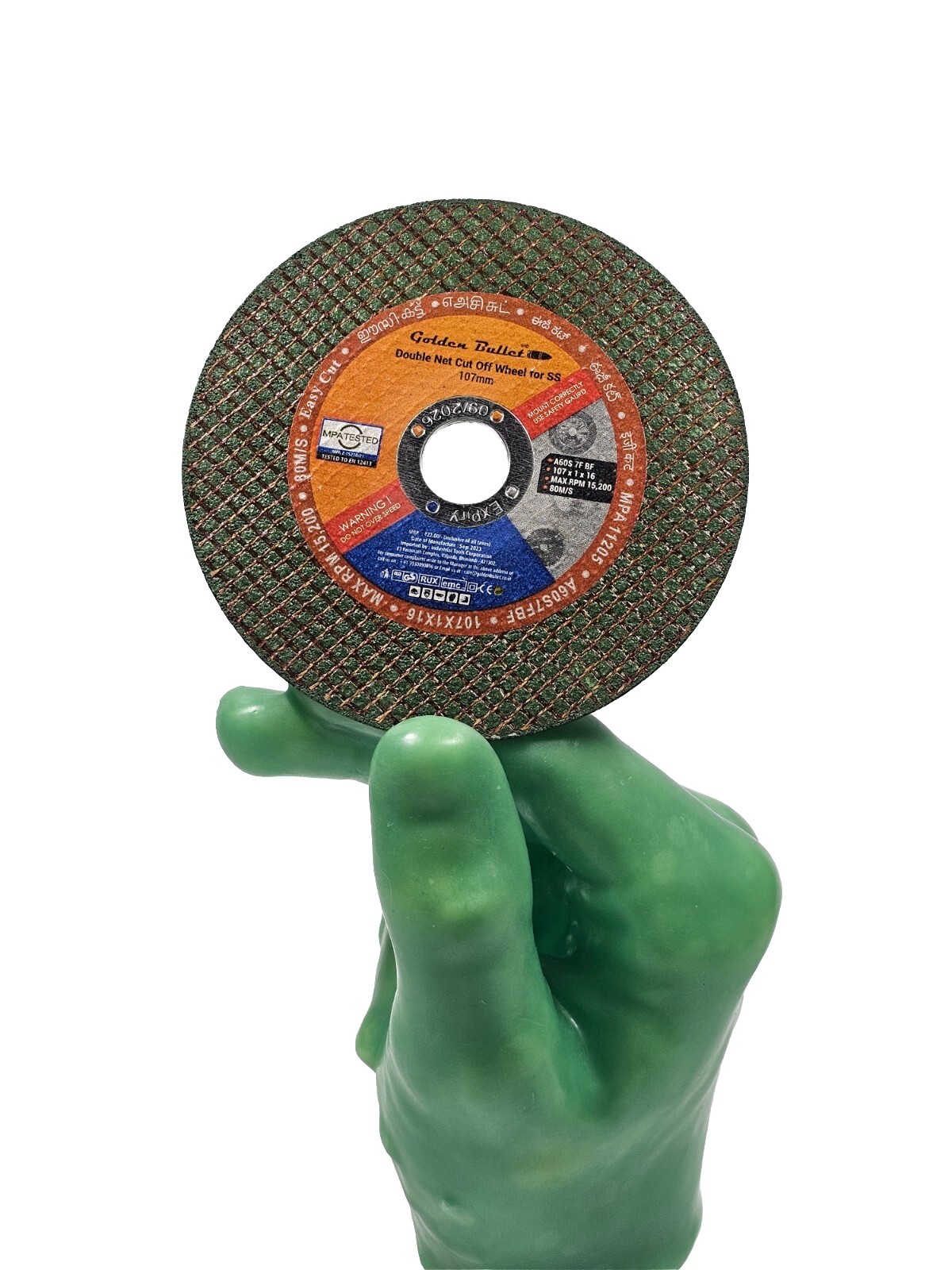 Twenty Metal Cut-Off Wheels 4 1/2 in * 0.04 in * 7/8 in Discs for Angle Grinder