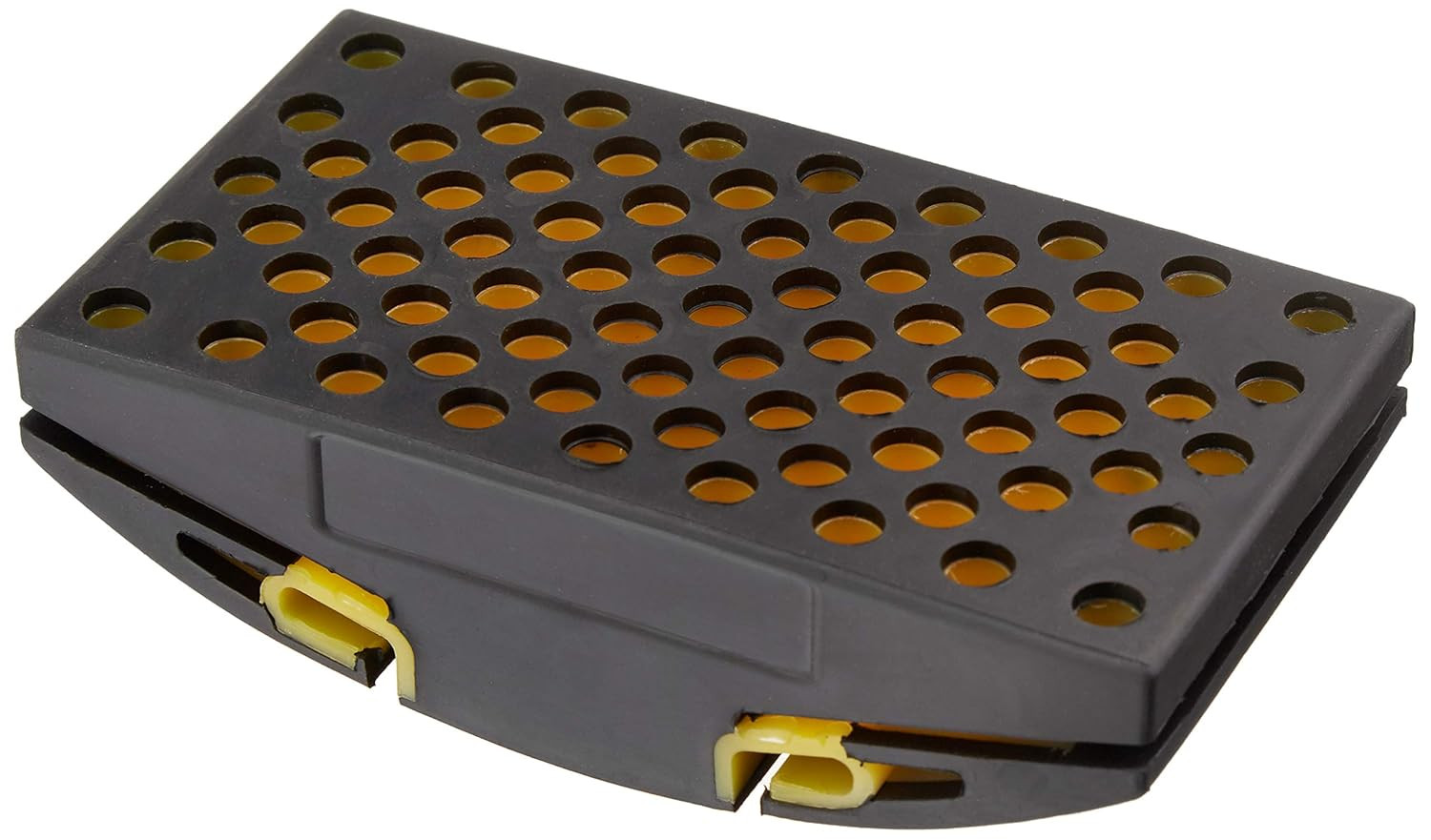 5.1″ Rubber Sanding Block for Wet or Dry Sanding, Easy to Use, Black/Yellow