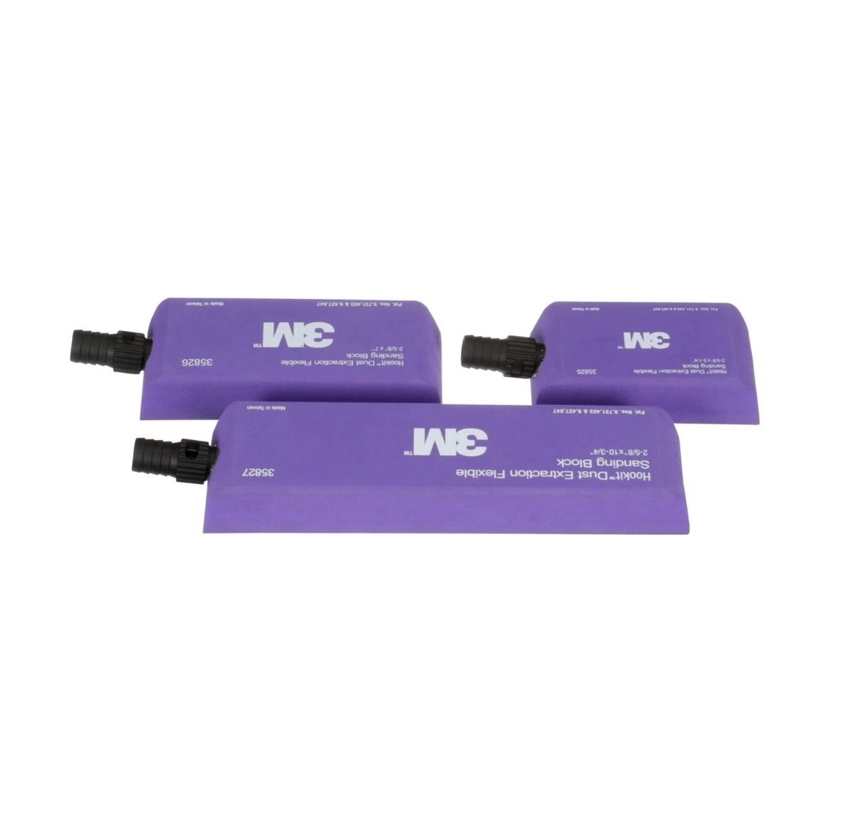 3M Hookit Dust Extraction Flexible Sanding Block Kit 35829 Brand New Free Ship