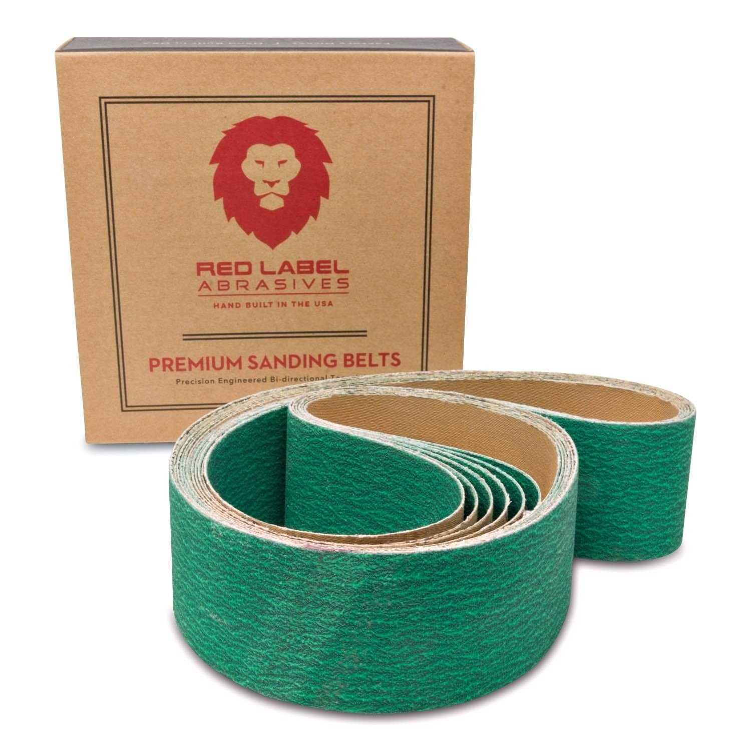 Red Label Abrasives 2 X 42 Inch 36 Grit Metal Grinding Zirconia 36