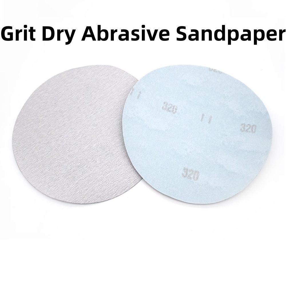 180mm 7″ Grit Dry Abrasive Sandpaper Sanding Discs Hook and Loop Pads 60-1000