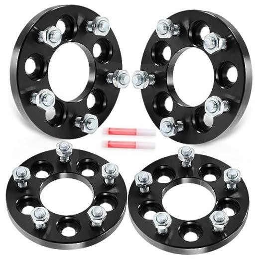 4pcs 5×100 to 5×114.3 Wheel adapters 15mm Bore 67.1mm Studs 12×1.5 5Lug Wheel