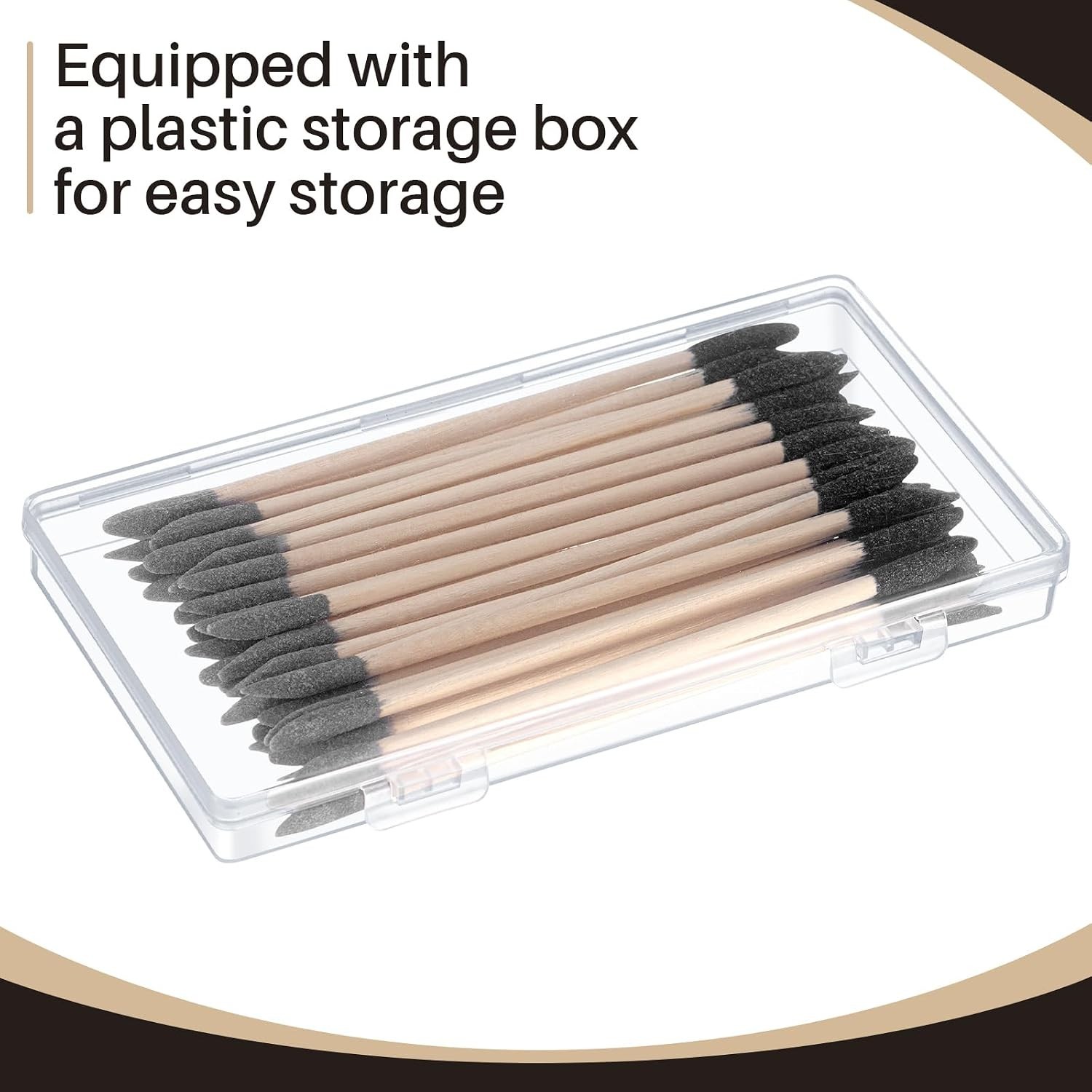 Precision Sanding Sticks 30 Count: Detailing Tools for Wood, Metal & Plastic