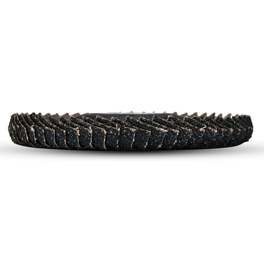 10 Pack – 4.5″ x 7/8″ Zirconia Curved Edge Flap Discs for Fillet Weld and Corner