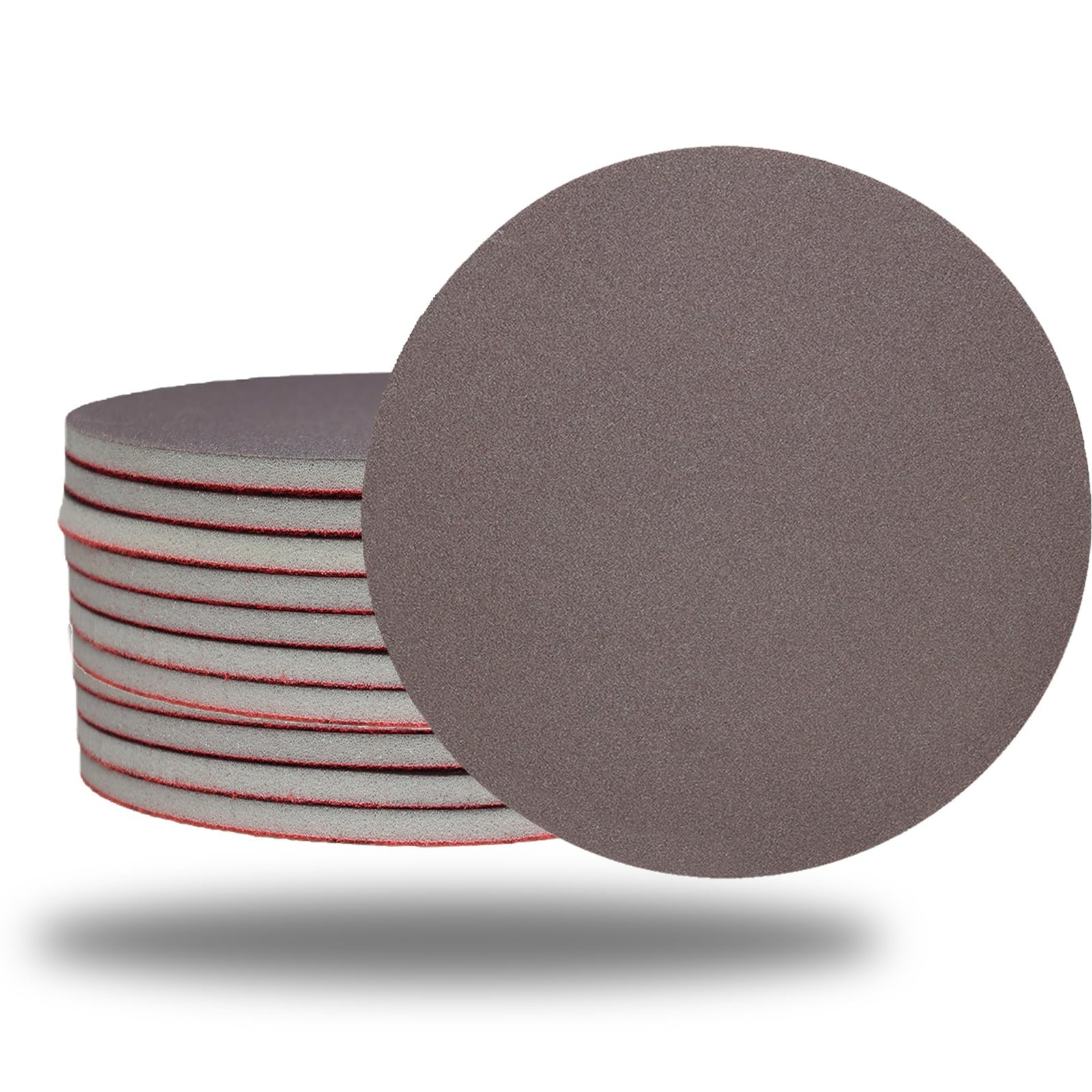 10 Pack 6 Inch Hook and Loop Sanding Sponge Discs 400-3000 Grit Wet Dry Sanding
