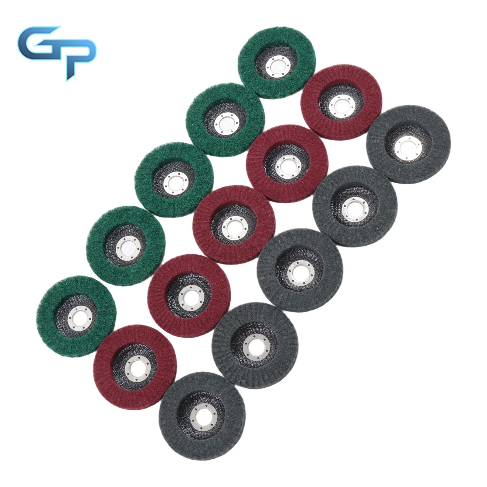 15 Pack 180/320/600 Grit Scour Flap Discs for Angle Grinder (4-1/2″ x 7/8″)