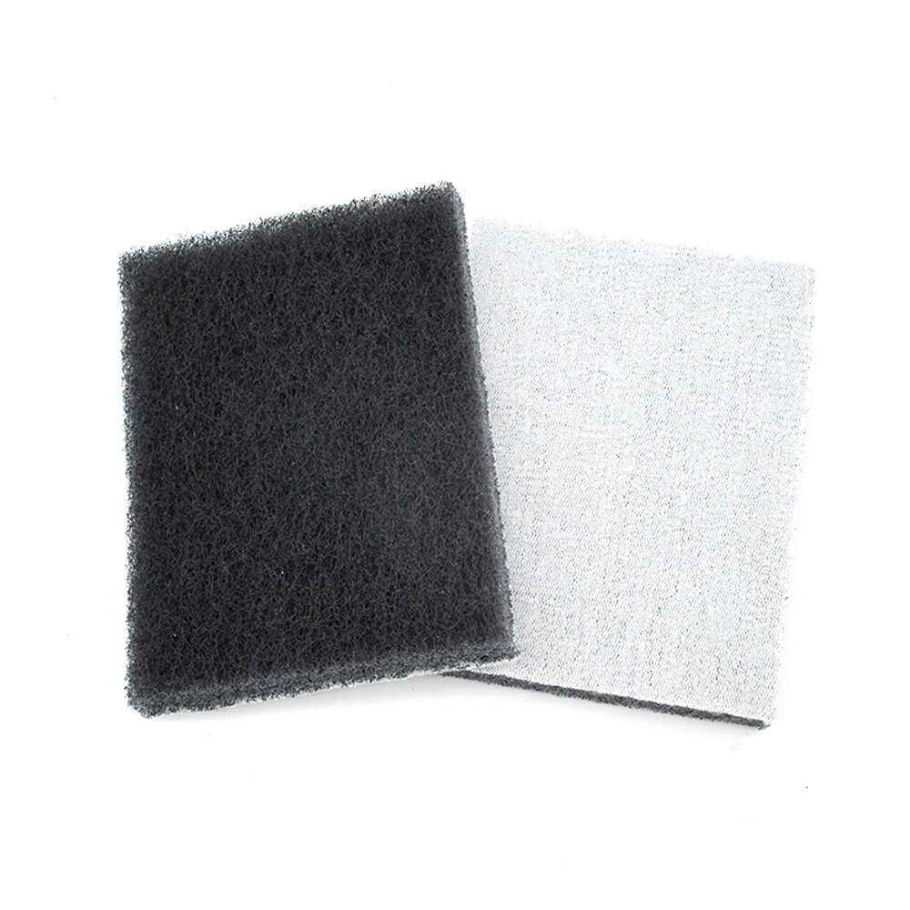 75x100mm Scour Scouring Pads Grit 240-800 Hook & Loop Cleaning Scrubber Polished