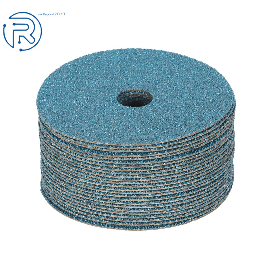 25Pcs 24 Grit and 36 Grit Zirconia Resin Fiber Disc Grinding And Sanding Discs
