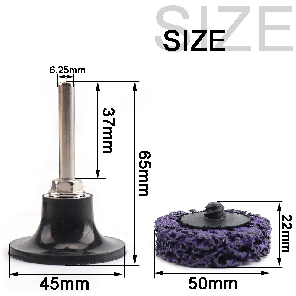 10pcs Rust Remover Wheel Disc Abrasive Angle Grinding Wheel 50mm Grinding Disc