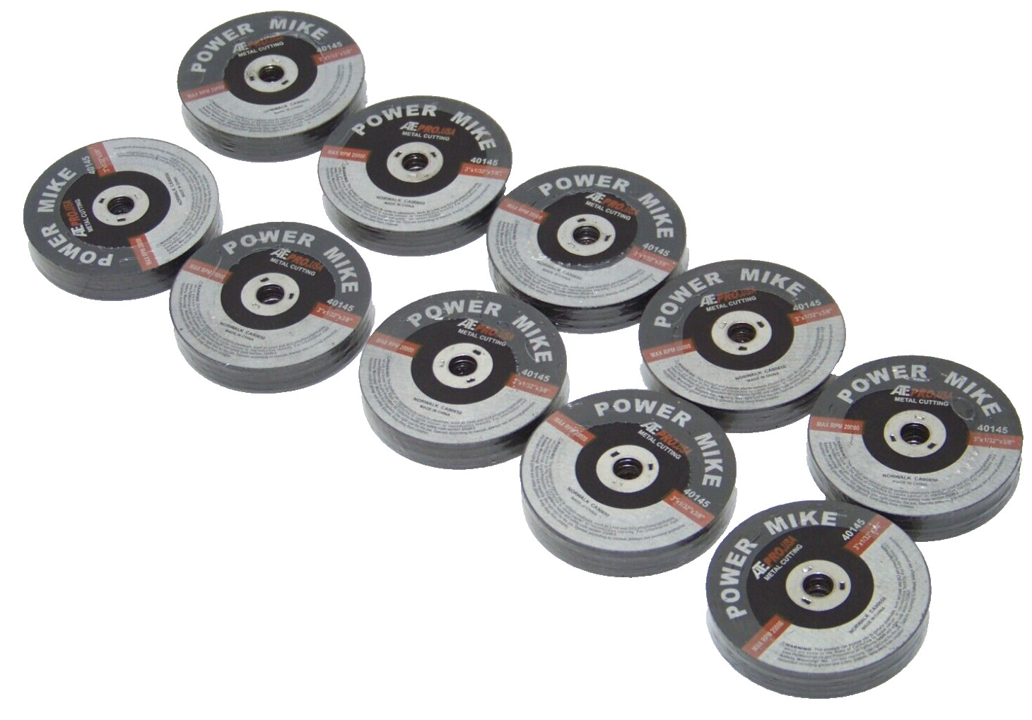 100 pc 3″ x 1/16 x 3/8″ Metal Cut Off Wheel Cutting Metal 20000 RPM Cut Off Tool