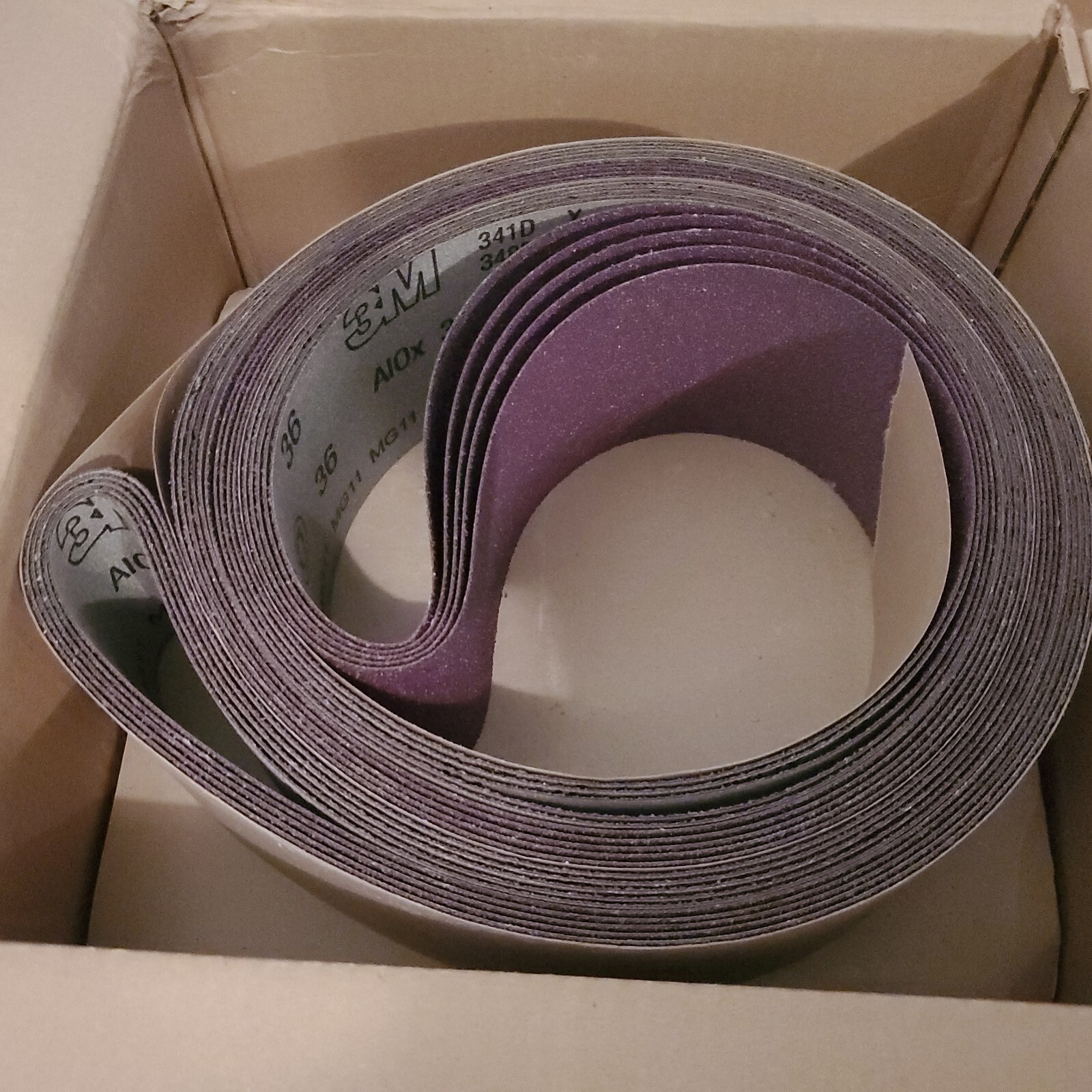 3M™ 341D Cloth Aluminum Oxide 36 Grit Sanding Belt 4″ x 132″ ($5.99 flat ship)