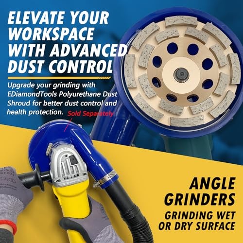 4″ Diamond Grinding Wheel for Premium Double Row – 5/8″-11 Arbor 4″ – 16 Segs
