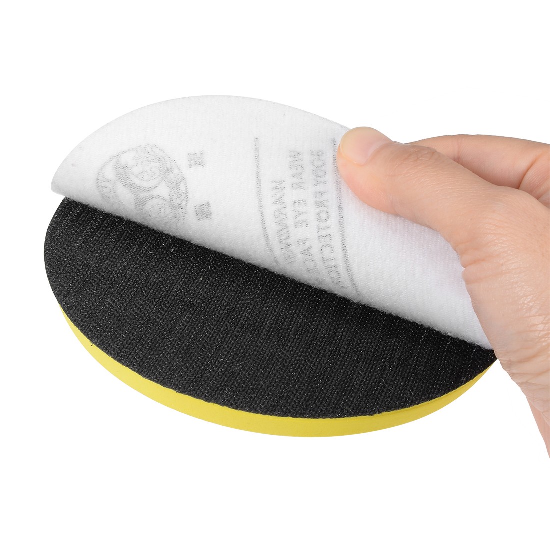 5 Inch Hook Loop Sanding Disc 150 Grits Flocking Sandpaper 50Pcs