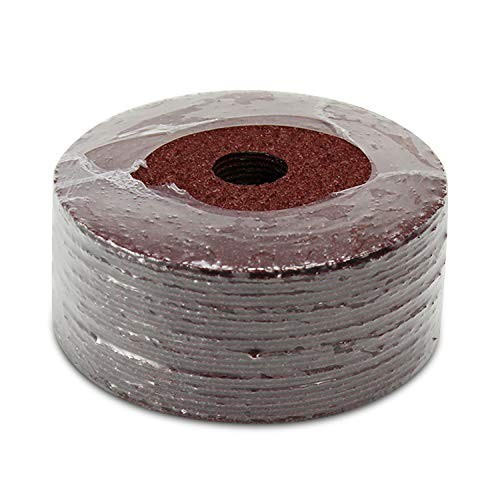 BHA 25 Pack 4.5 Inch 80 Grit Resin Fiber Sanding Grinding Discs 7/8 Hole