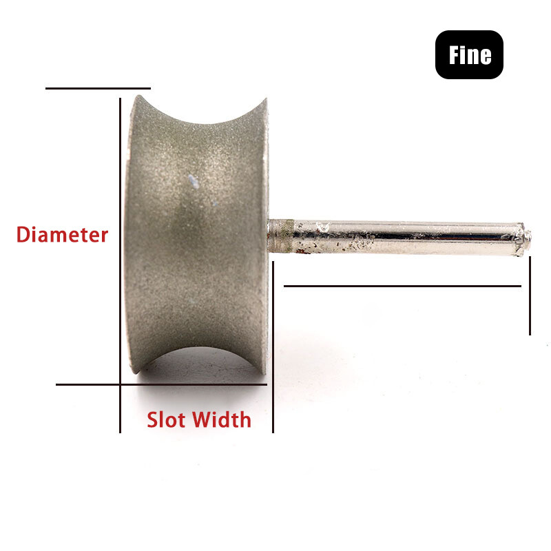 Concave Diamond Grinding Head Grinding Wheel Jade Finger Ring Bracelet Polishing