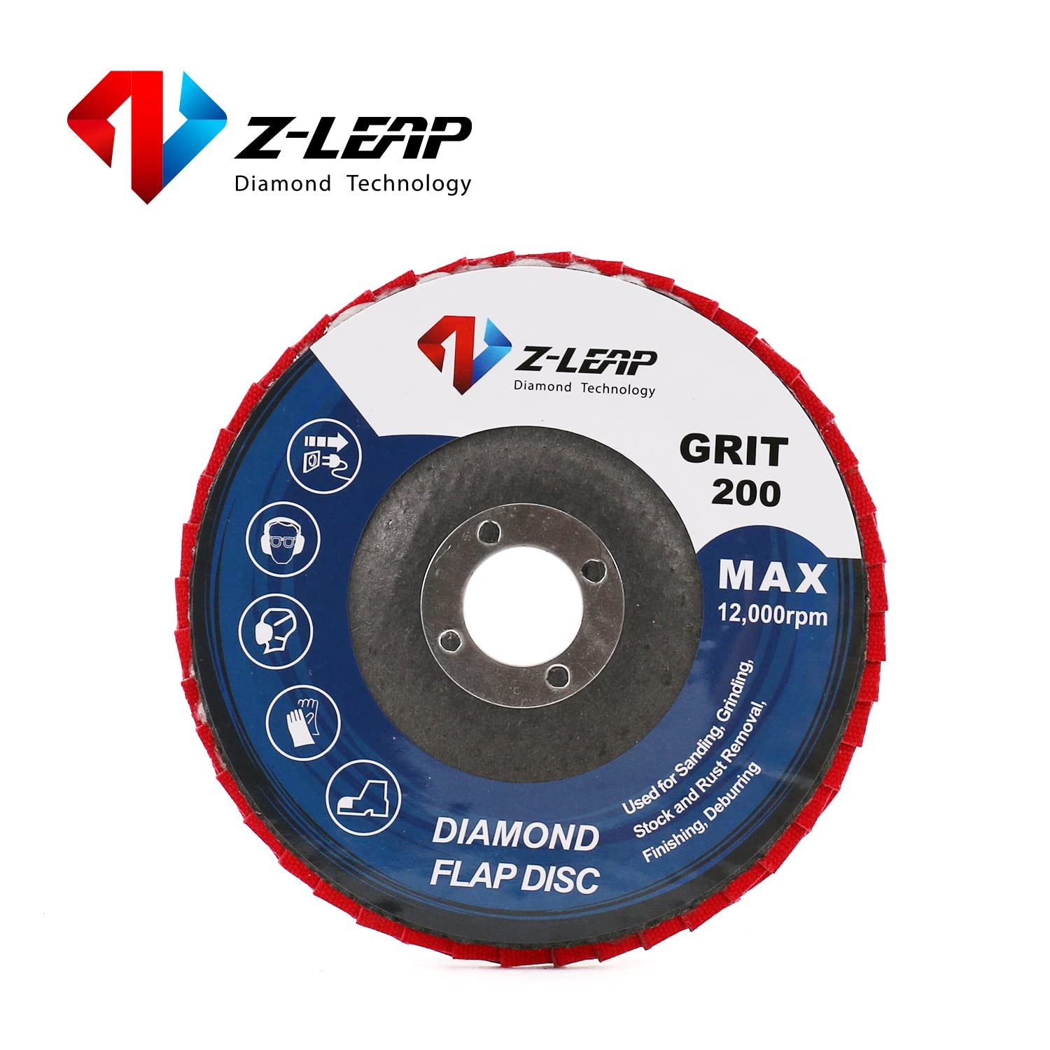 4Inch 200 Grit Grinding Wheels 100mm Flap Sanding Abrasive Disc for Angle Gri…