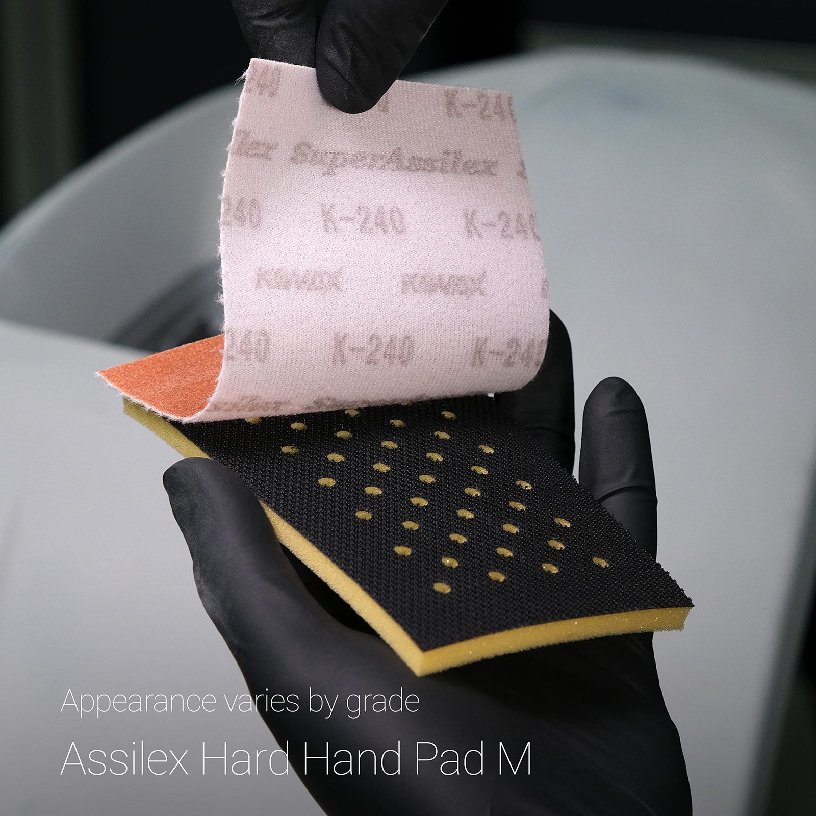 Super Assilex Flexible Sanding Sheets Job-PAK, Brown K-240, U191-2517, 4 Sheets